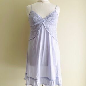 Lord & Taylor Lavender Lace Chemise